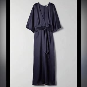 Aritzia Babaton Stanley Kimono Style Midi Maxi Dress